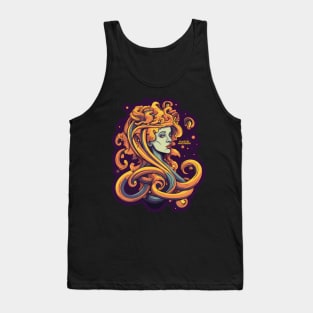 Plastic Macaroni Boho Trippy Hippy Manicotti Tank Top